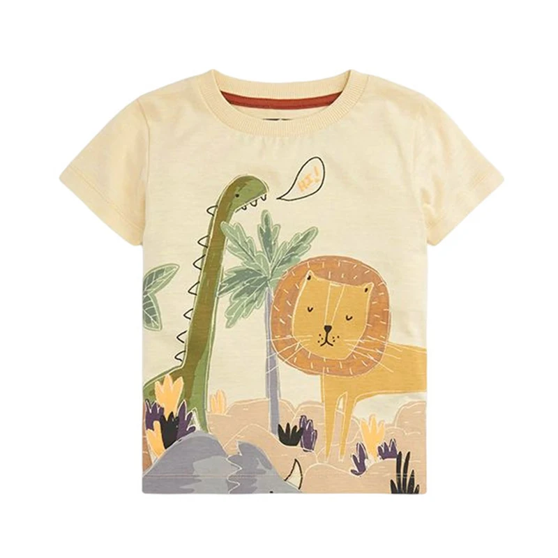 2023 Baby Kids New Fashion Summer T-shirt with Lovely Animal Cotton Tops Children Casual Clothes 2-7 Year
2023 Baby Kids New Fashion Summer T-shirt with Lovely Animal Cotton Tops Children Casual Clothes 2-7 Year