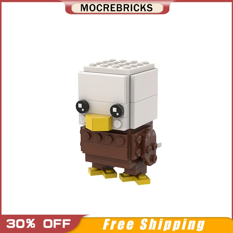 Film Series MOC Brickheadz Cartoon Animal White Bald Eagle Assembling Building Blocks Children's Toys Christmas Gifts
Film Series MOC Brickheadz Cartoon Animal White Bald Eagle Assembling Building Blocks Children's Toys Christmas Gifts