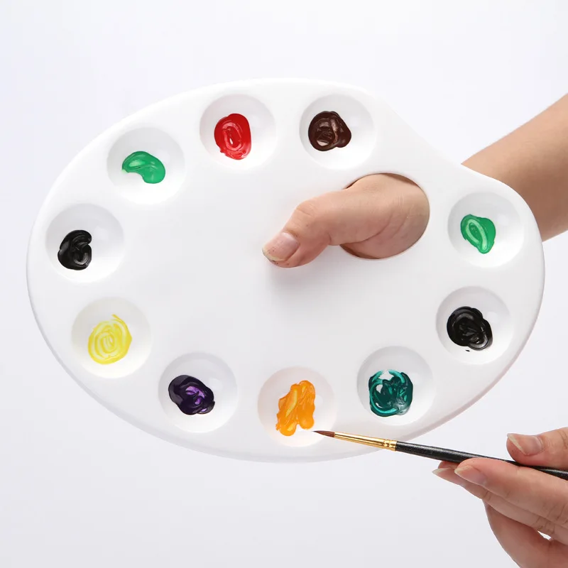 Palette 10 Grid Art Paint Tray Artist Watercolor Plastic Mixing Palette Supplies Ceramic Paint Palette
Palette 10 Grid Art Paint Tray Artist Watercolor Plastic Mixing Palette Supplies Ceramic Paint Palette