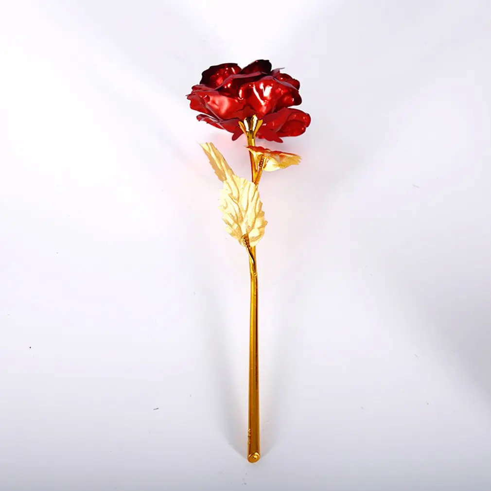 HOT 24K Foil Gold Rose Plated Rose Wedding Decoration Flower Valentine's Day Gift Mom Lover's Rose Artificial Wedding Decoration
HOT 24K Foil Gold Rose Plated Rose Wedding Decoration Flower Valentine's Day Gift Mom Lover's Rose Artificial Wedding Decoration