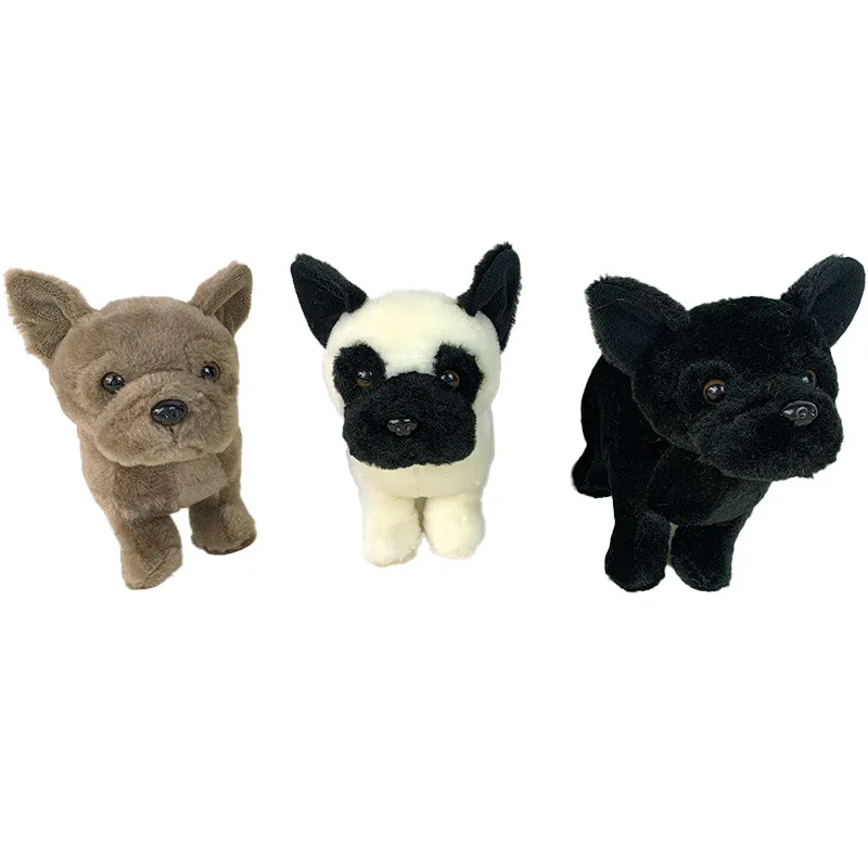 

Realistic Bulldog High Fidelity Pug Cute Plushie Shar Pei Dog Plush Toys Lifelike Animals Simulation Stuffed Doll Kawai Toy Gift