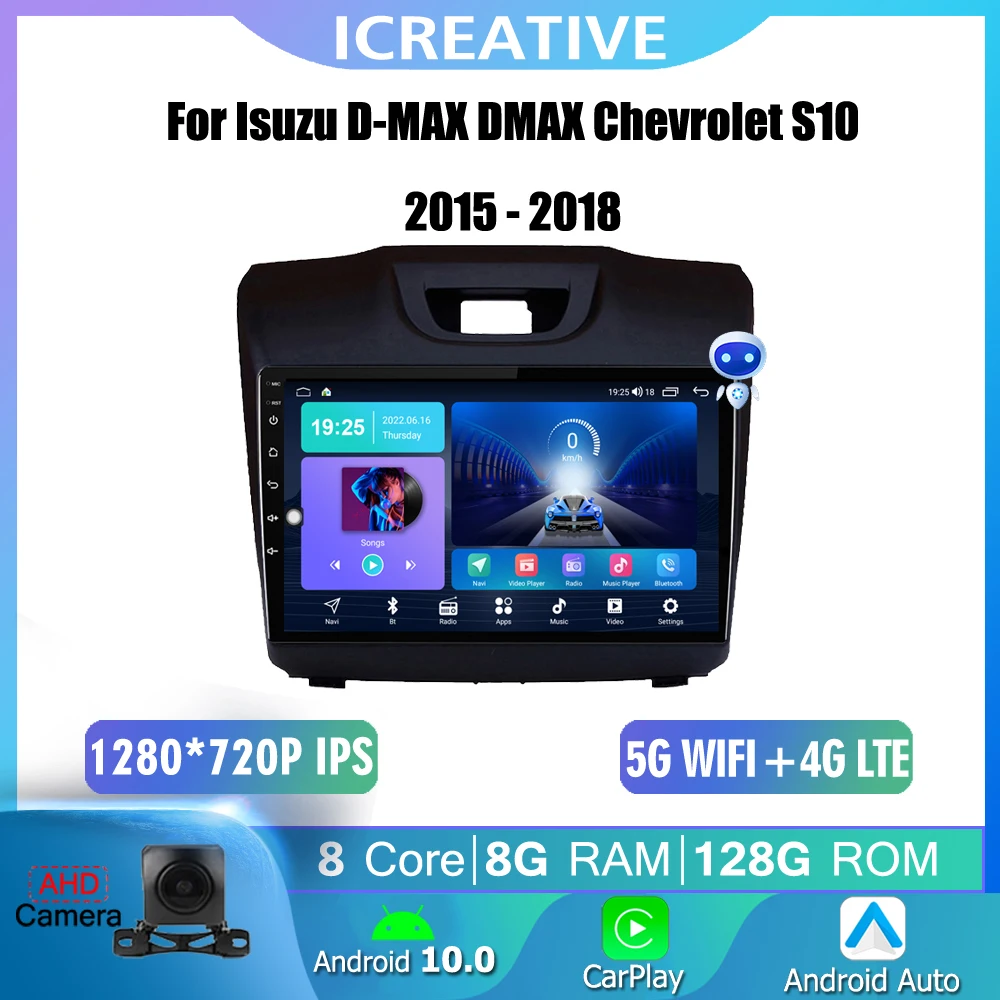 Autoradio For Chevrolet S10 Isuzu DMAX 2015-2018 4G WiFi Car Radio Android GPS Navigation Multimedia Player Carplay 2Din DVD 9''
Autoradio For Chevrolet S10 Isuzu DMAX 2015-2018 4G WiFi Car Radio Android GPS Navigation Multimedia Player Carplay 2Din DVD 9''