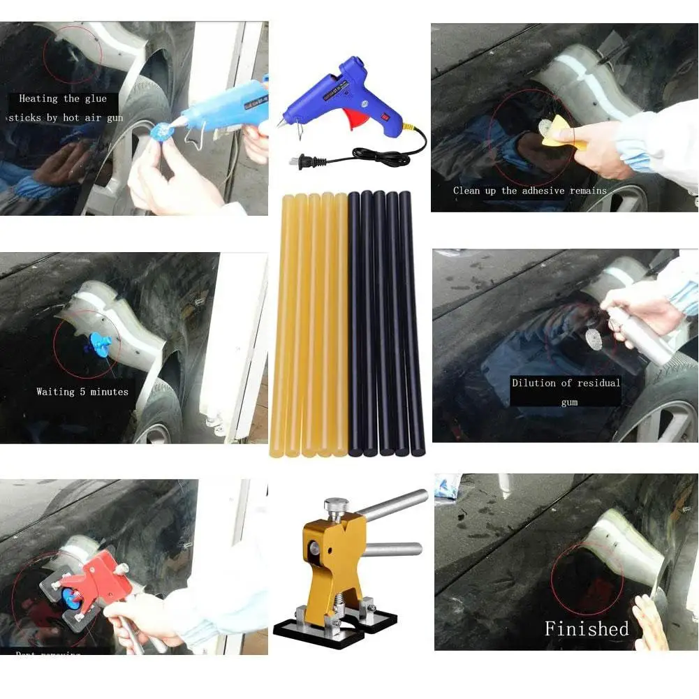 10pcs 7 x 20mm Car Dent Repair Hot Melt Glue Sticks Diy Adhesive Tackifying Type Glue Strip Conjunction With Glue Guns
10pcs 7 x 20mm Car Dent Repair Hot Melt Glue Sticks Diy Adhesive Tackifying Type Glue Strip Conjunction With Glue Guns
