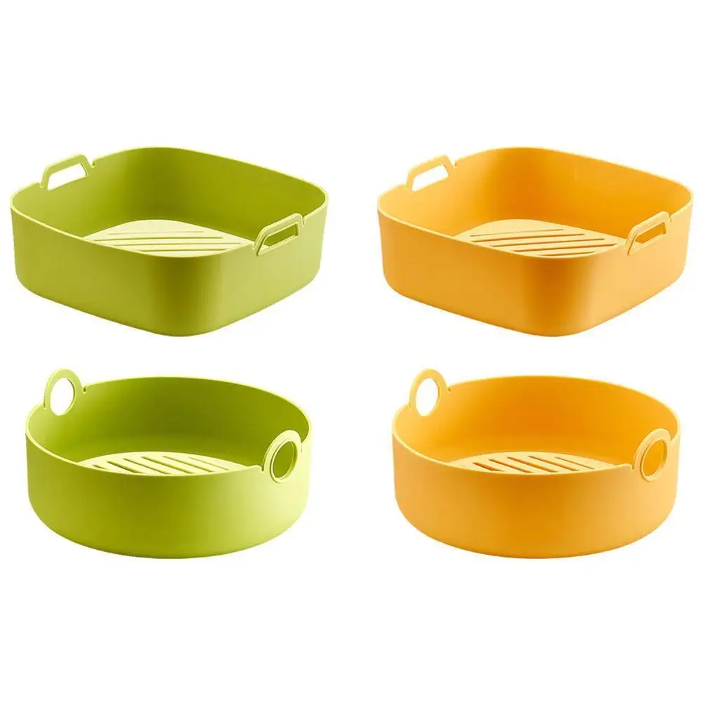 Reusable Round Square Airfryer Pan Liner Acces Silicone Air Fryers Oven Baking Tray Pizza Fried Chicken Airfryer Silicone Basket
Reusable Round Square Airfryer Pan Liner Acces Silicone Air Fryers Oven Baking Tray Pizza Fried Chicken Airfryer Silicone Basket