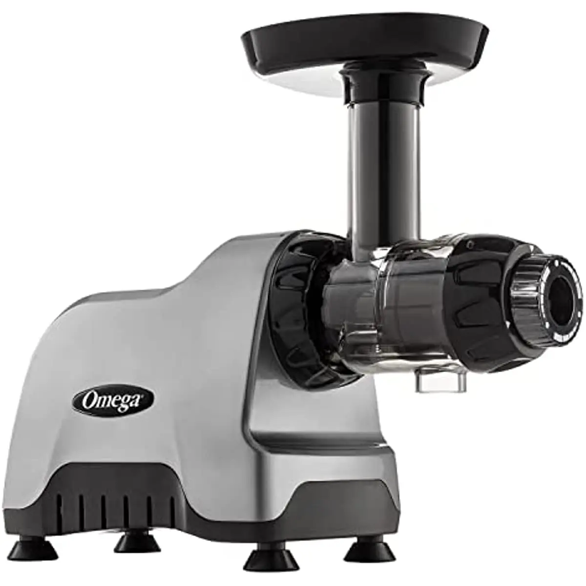 Соковыжималка холодного отжима CNC80S, соковыжималка для овощей и фруктов, трехступенчатая медленная соковыжималка, 200 Вт, серебристая