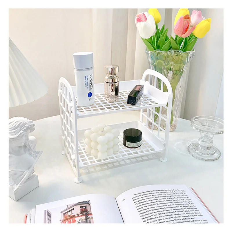 Ins Wind Cosmetics Desktop Storage Rack Simple Shelf Storage Tidy Dormitory Bathroom Double Storage Rack
Ins Wind Cosmetics Desktop Storage Rack Simple Shelf Storage Tidy Dormitory Bathroom Double Storage Rack