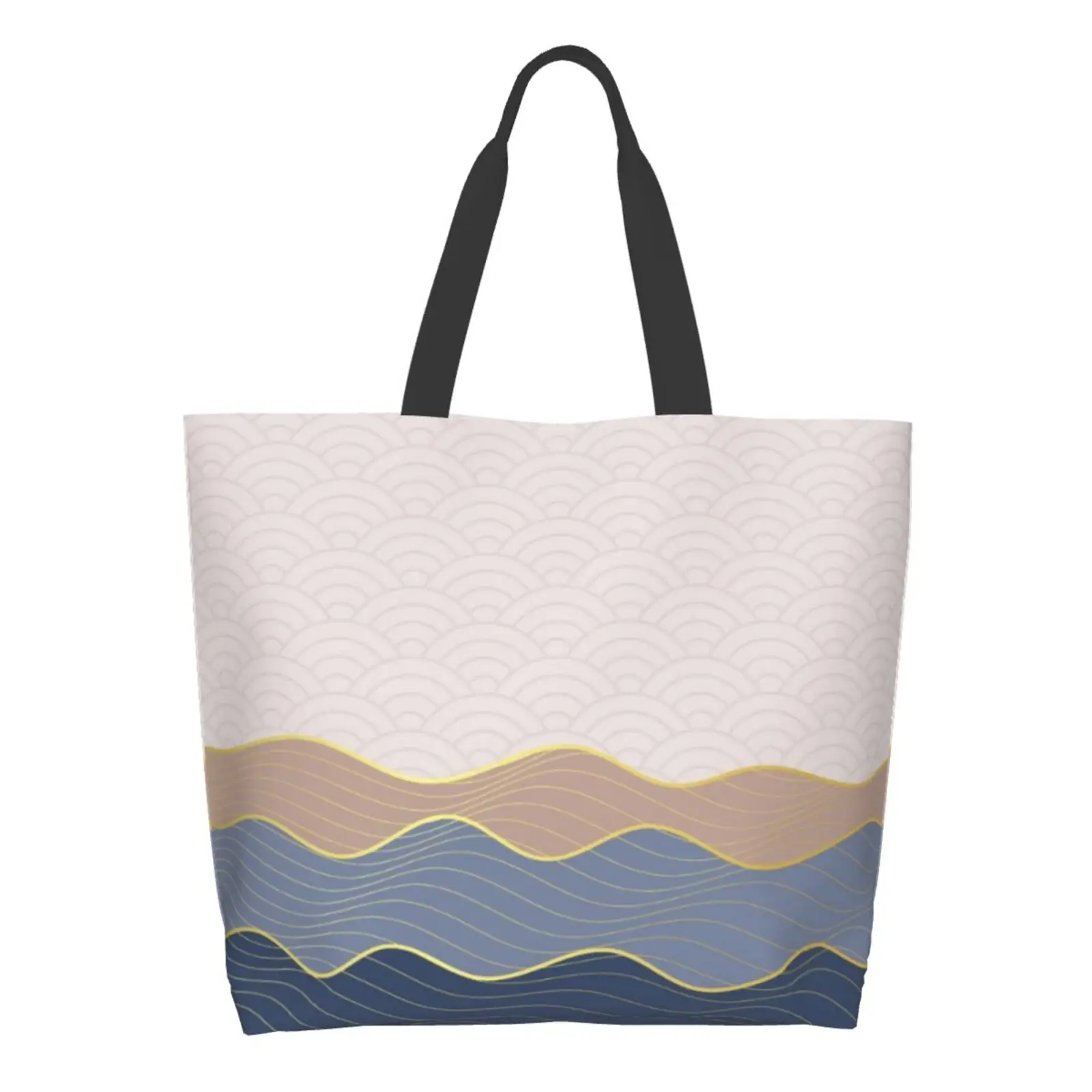Large Shopping Bags Tote Bag for Women Reusable Beach School Shoulder Shopper Sack Casual Canvas Shopping Bag Pattern Matte Wave
Large Shopping Bags Tote Bag for Women Reusable Beach School Shoulder Shopper Sack Casual Canvas Shopping Bag Pattern Matte Wave