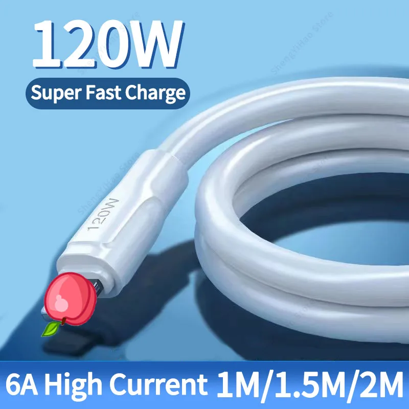 USB Cable For iPhone 14 13 12 Mini Pro Max XR 11 XS 6A Fast Charging Bold Data Line For iPad Mobile Phone Wire
USB Cable For iPhone 14 13 12 Mini Pro Max XR 11 XS 6A Fast Charging Bold Data Line For iPad Mobile Phone Wire