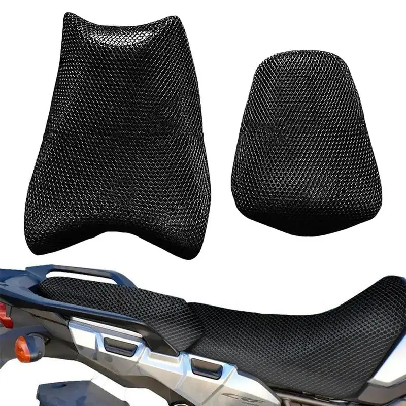 2pcs Cushions Breathable Summer Cool Motorcycle Seat Shock Absorption Comfort bike Anti-Slip 3D Meshed Relief Cushions Moped
2pcs Cushions Breathable Summer Cool Motorcycle Seat Shock Absorption Comfort bike Anti-Slip 3D Meshed Relief Cushions Moped