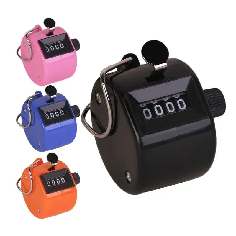 4 Digit Number Counters Plastic Shell Hand Finger Display Manual Counting Tally Clicker Color Shell Timer Soccer Golf Counter
4 Digit Number Counters Plastic Shell Hand Finger Display Manual Counting Tally Clicker Color Shell Timer Soccer Golf Counter