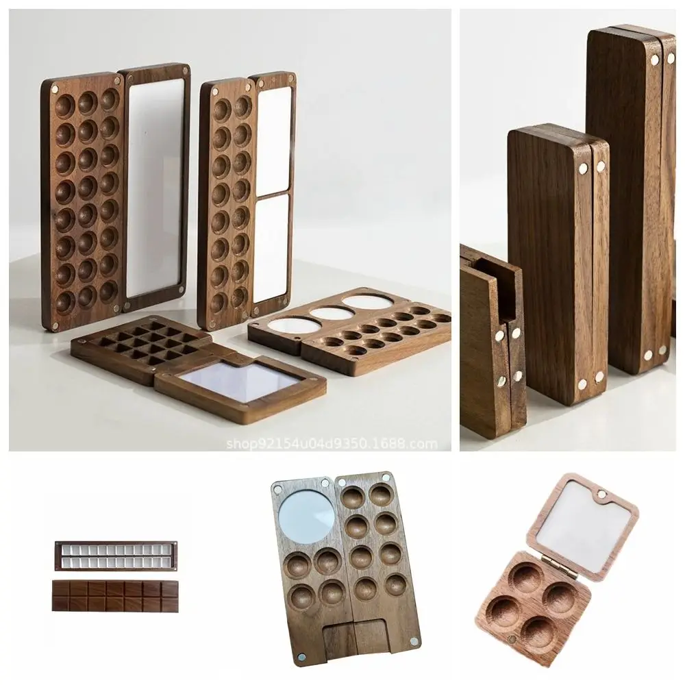 Wood Watercolor Box Portable Handmade Empty Wooden Box Black Walnut Art Color Palette Travel
Wood Watercolor Box Portable Handmade Empty Wooden Box Black Walnut Art Color Palette Travel