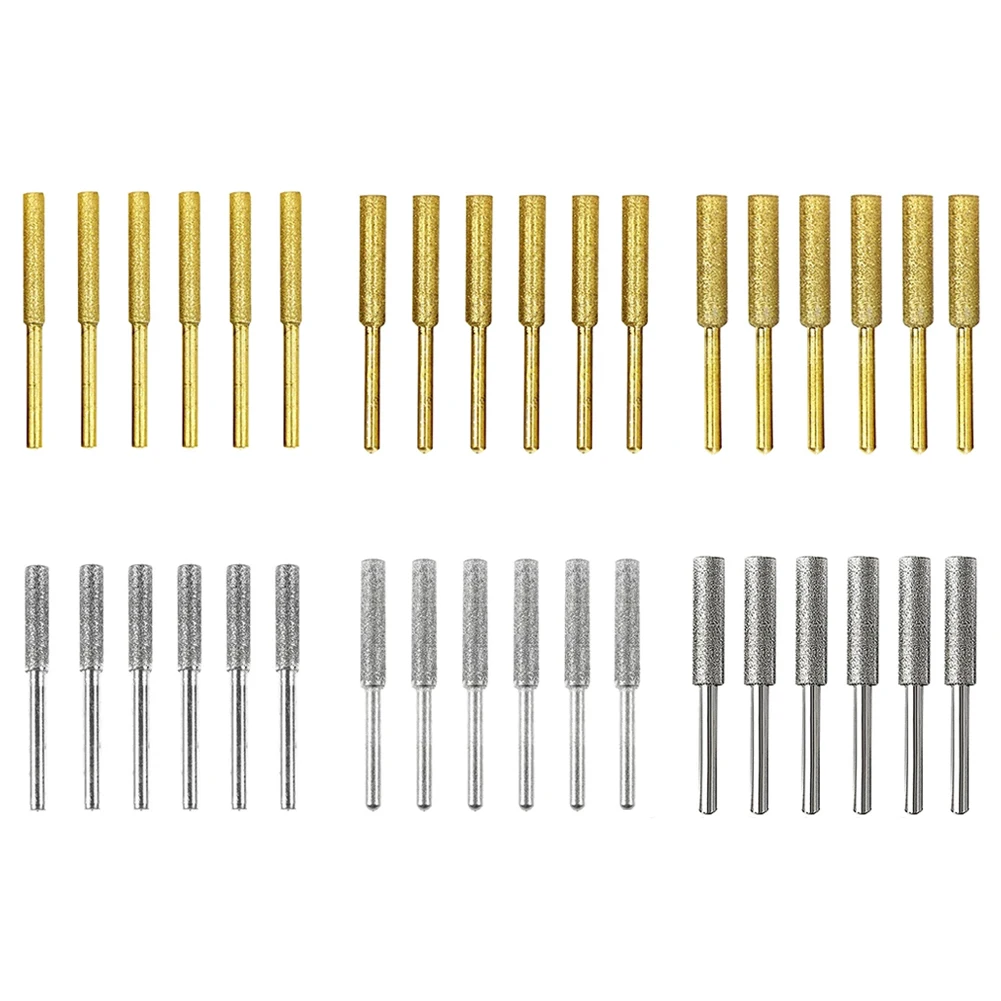 12Pcs/Set 4.0/4.8/5.5mmDiamond Coated Cylindrical Burr Chainsaw Sharpener Grinder Chain Saw Grinding Formetal Polishing
12Pcs/Set 4.0/4.8/5.5mmDiamond Coated Cylindrical Burr Chainsaw Sharpener Grinder Chain Saw Grinding Formetal Polishing