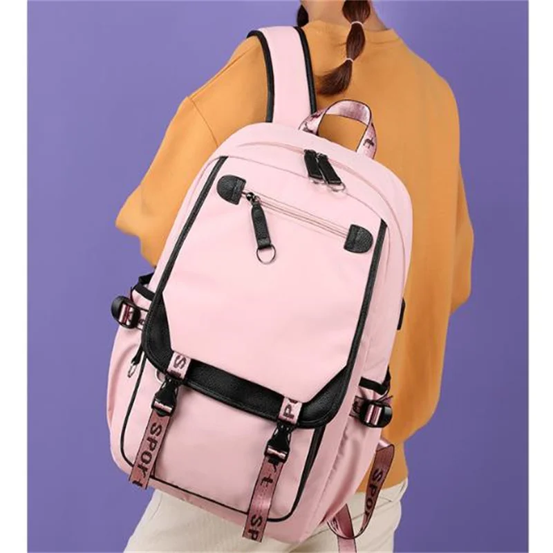 Large Capacity School Bags Teenage Girls USB Port Luminous Schoolbag Student Book Bag Fashion Black Pink Teen School Backpack
Large Capacity School Bags Teenage Girls USB Port Luminous Schoolbag Student Book Bag Fashion Black Pink Teen School Backpack