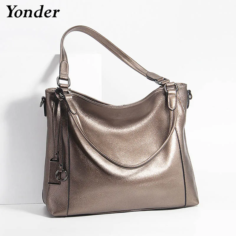 Bronze Gold Luxury Large Shoulder Bag Ladies Cow Genuine Leather Bag Handbags Women's Tote Purse Hand Bags for Female Black Red
Bronze Gold Luxury Large Shoulder Bag Ladies Cow Genuine Leather Bag Handbags Women's Tote Purse Hand Bags for Female Black Red