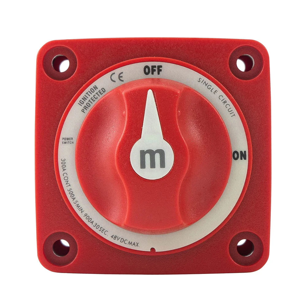 

12V-48V 100A-300A Power Switch Car Auto RV Marine Boat Single Circuit Battery Selector Isolator Disconnect Rotary Switch Cut