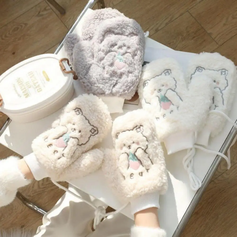 Beautiful Women Mittens Plush Lining Lightweight Windproof Winter Adults Gloves Stretchy Female Mittens for Winter
Beautiful Women Mittens Plush Lining Lightweight Windproof Winter Adults Gloves Stretchy Female Mittens for Winter
