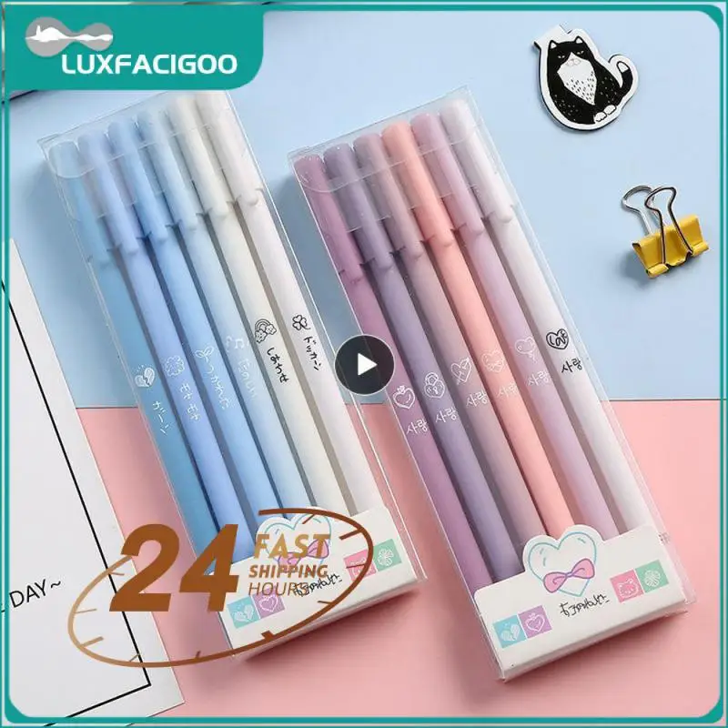 1~5PCS Cute Morandi Gel Pen Kawaii 0.5mm Black BallPen Office School Stationery Supplies Student Writing Water Pen Neutral Pen
1~5PCS Cute Morandi Gel Pen Kawaii 0.5mm Black BallPen Office School Stationery Supplies Student Writing Water Pen Neutral Pen
