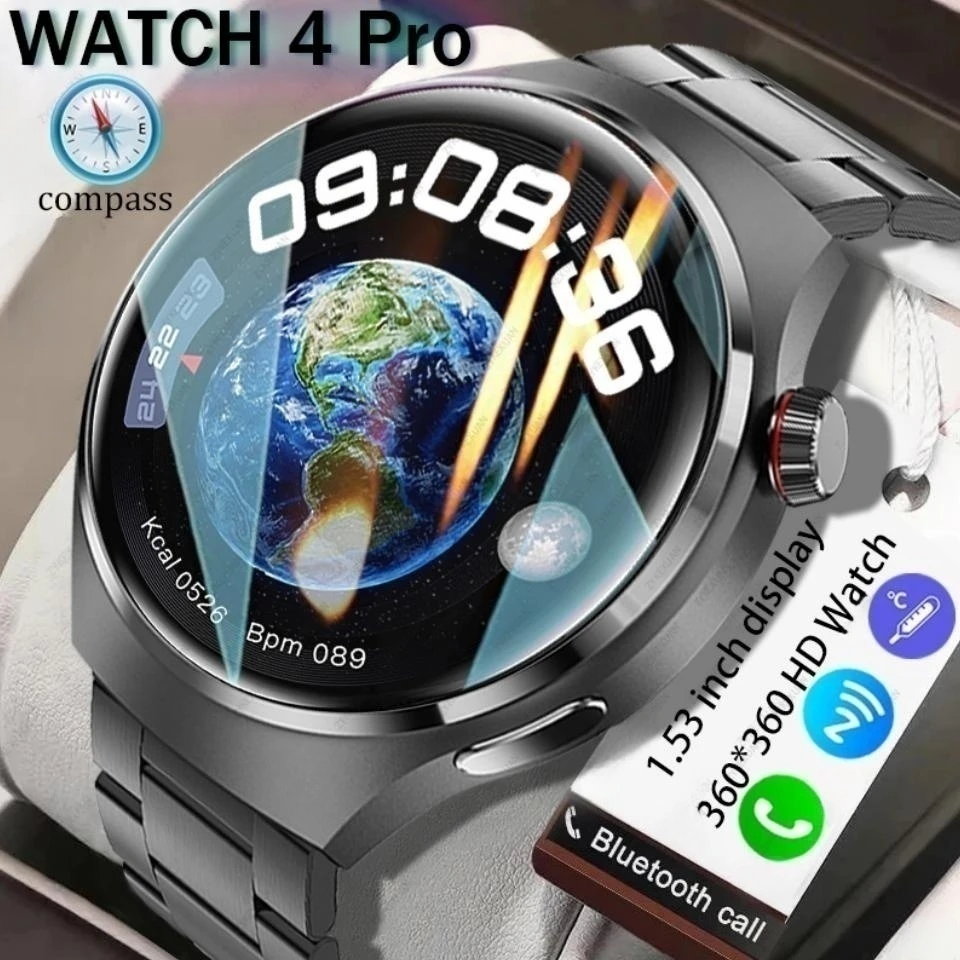 New Watch 4 Pro Smart Watch Men AMOLED HD Screen Heart Rate Bluetooth Call IP68 NFC Waterproof Smartwatch For Huawei Watch 4 Pro
New Watch 4 Pro Smart Watch Men AMOLED HD Screen Heart Rate Bluetooth Call IP68 NFC Waterproof Smartwatch For Huawei Watch 4 Pro