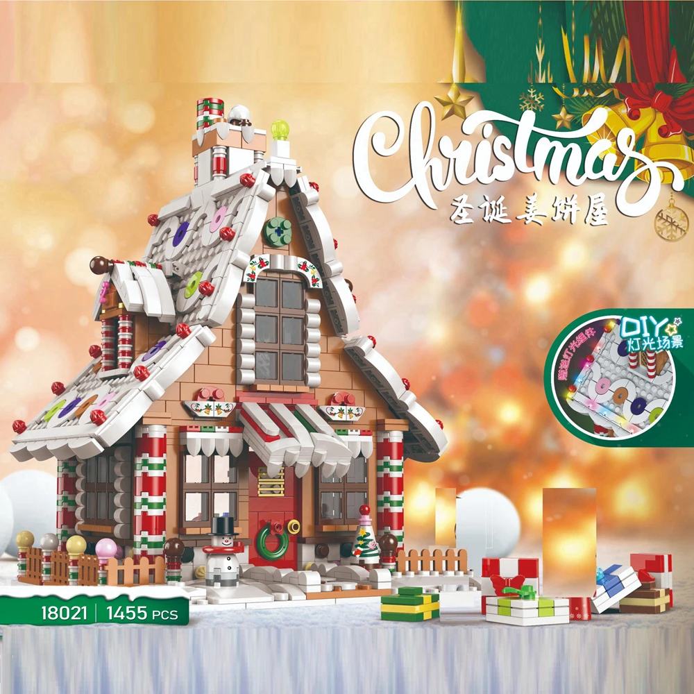 18021 vs 18022 Blocks Architecture Merry Christmas House Santa Claus Gingerbread Tree Building Blocks Bricks Toy For Kids Gift
18021 vs 18022 Blocks Architecture Merry Christmas House Santa Claus Gingerbread Tree Building Blocks Bricks Toy For Kids Gift