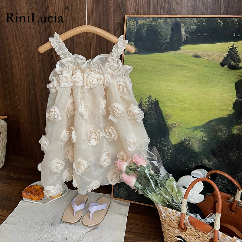 RiniLucia 2023 New Girls Florwer Dress Summer Solid Suspender Floral Tulle Clothing Kids Baby Princess Dresses Children Clothes
RiniLucia 2023 New Girls Florwer Dress Summer Solid Suspender Floral Tulle Clothing Kids Baby Princess Dresses Children Clothes