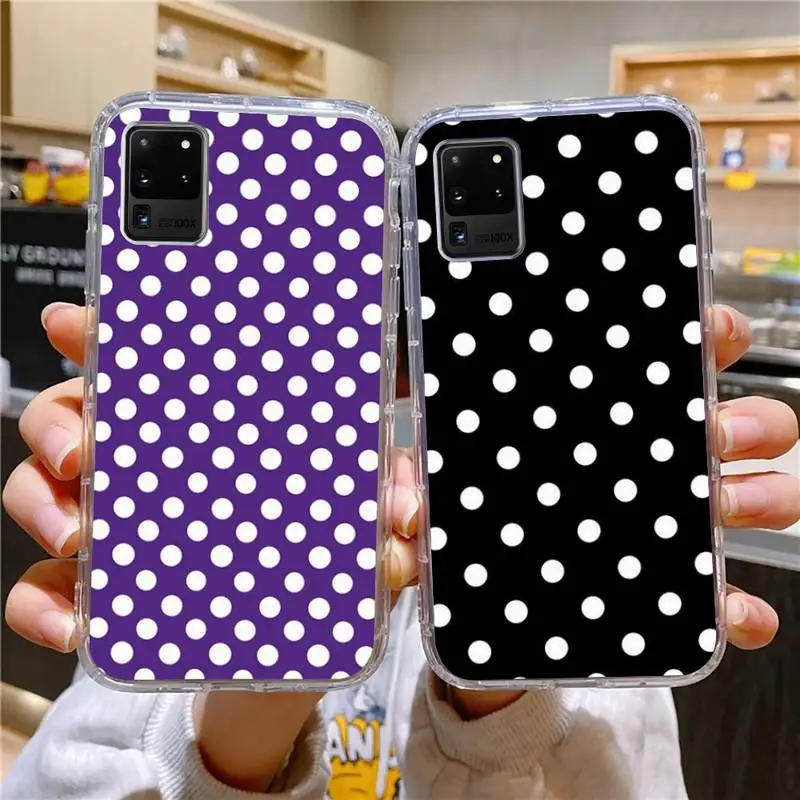 Polka Dots Phone Case For Samsung Galaxy S10 S10e S8 S9 Plus S7 A70 Edge Note10 Transparent Cove
Polka Dots Phone Case For Samsung Galaxy S10 S10e S8 S9 Plus S7 A70 Edge Note10 Transparent Cove