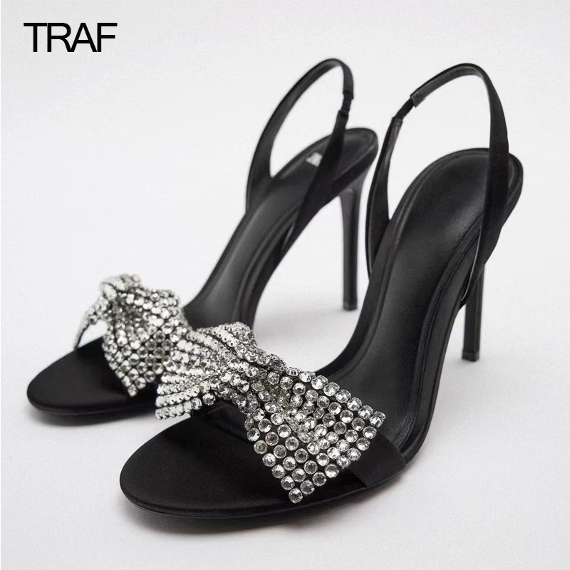 TRAF Butterfly High-heeled Sandals Women's Rhinestone Heeled Red Black Woman Summer 2022 Designer Elegant High Heels Sandals
TRAF Butterfly High-heeled Sandals Women's Rhinestone Heeled Red Black Woman Summer 2022 Designer Elegant High Heels Sandals