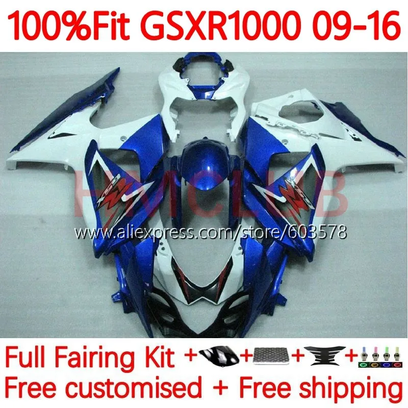 Injection For SUZUKI K9 GSXR 1000 GSXR1000 2009 2010 2011 2012 2013 2014 2015 2016 blue white GSXR-1000 09 16 Fairing 102No.30
Injection For SUZUKI K9 GSXR 1000 GSXR1000 2009 2010 2011 2012 2013 2014 2015 2016 blue white GSXR-1000 09 16 Fairing 102No.30