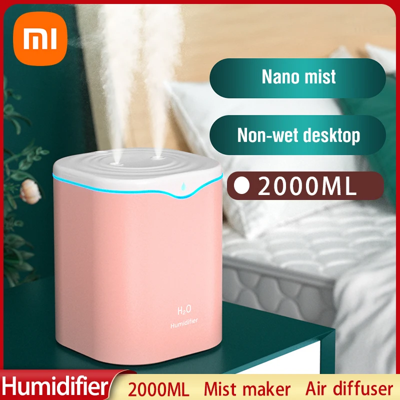 2022 Xiaomi Youpin 2000ML Air Humidifier Double Spray Port USB Essential Oil Air Diffuser Mist Maker Fogger for Home Office Car
2022 Xiaomi Youpin 2000ML Air Humidifier Double Spray Port USB Essential Oil Air Diffuser Mist Maker Fogger for Home Office Car