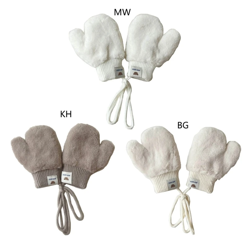

Furry Fingerless Gloves Baby Hand Warmers Warm & Gentle Touchs Toddler Gloves