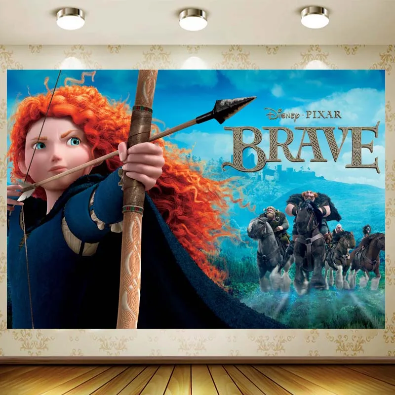 Brave Background Birthday Party Supplies Merida Tapestry kid Faovr Cute Girl Room Decoration Photography Baby Shower Home Decor
Brave Background Birthday Party Supplies Merida Tapestry kid Faovr Cute Girl Room Decoration Photography Baby Shower Home Decor