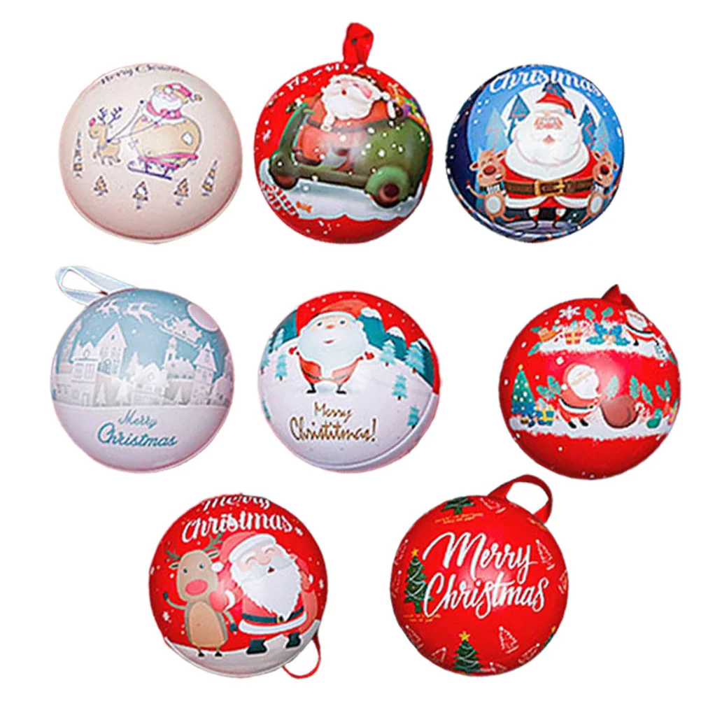 8pcs Christmas Candy Packing Box Gift Wrapping Case Ball Shape Candy Storage Box Mixed Style
8pcs Christmas Candy Packing Box Gift Wrapping Case Ball Shape Candy Storage Box Mixed Style