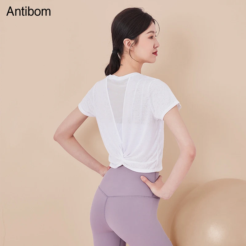 Спортивный топ Abtibom, женские футболки с коротким рукавом для йоги, свободная быстросохнущая одежда для бега, фитнеса и тренировок
Спортивный топ Abtibom, женские футболки с коротким рукавом для йоги, свободная быстросохнущая одежда для бега, фитнеса и тренировок