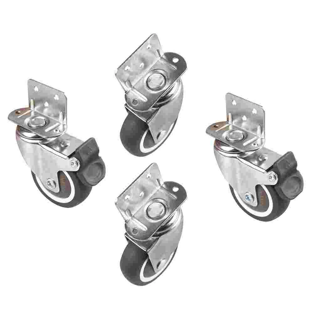 4pcs L-shaped Casters Useful Rotation Stem Casters Swivel Wheels for Luggage
4pcs L-shaped Casters Useful Rotation Stem Casters Swivel Wheels for Luggage