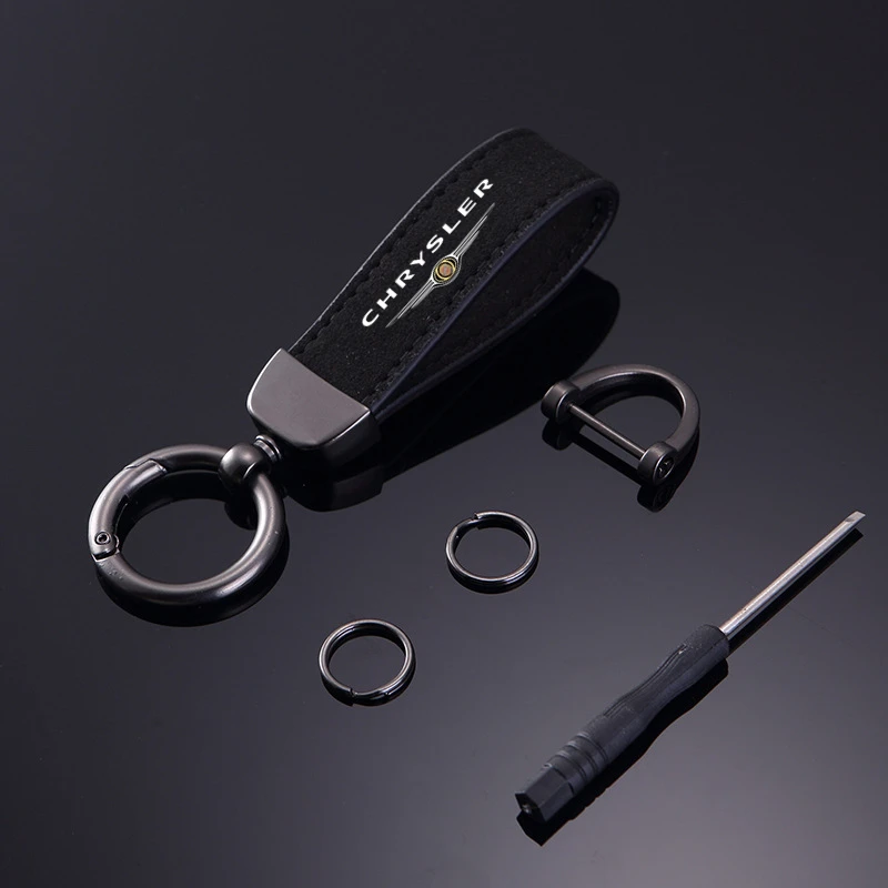 Leather Car Key Pendant Split Rings Auto Vehicle Keychain keyring For Chrysler 300c 300 Pacifica 200 Sebring PT Cruiser
Leather Car Key Pendant Split Rings Auto Vehicle Keychain keyring For Chrysler 300c 300 Pacifica 200 Sebring PT Cruiser