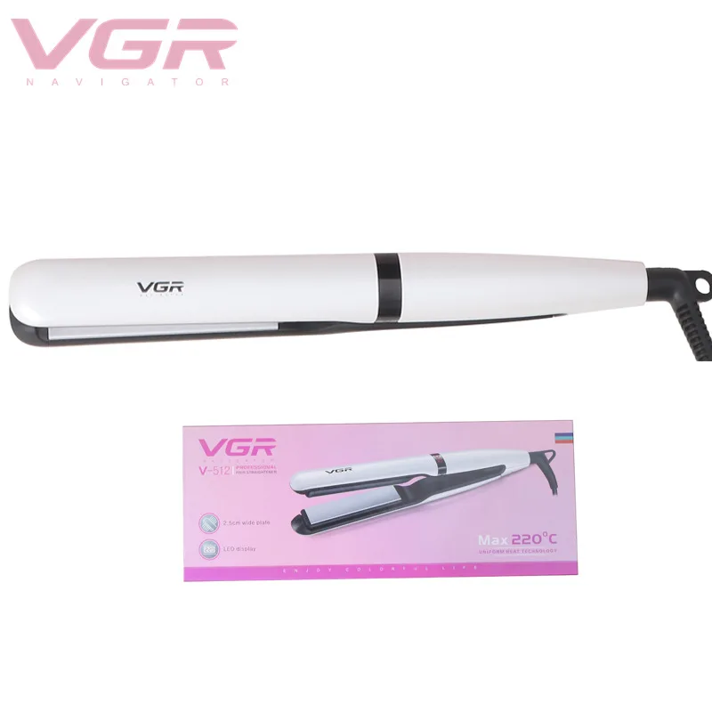 VGR Hair Curler Straightener Professional Personal Care Fashion Salon Dry and Wet 5 Gear Temperature Control Splint V-512
VGR Hair Curler Straightener Professional Personal Care Fashion Salon Dry and Wet 5 Gear Temperature Control Splint V-512