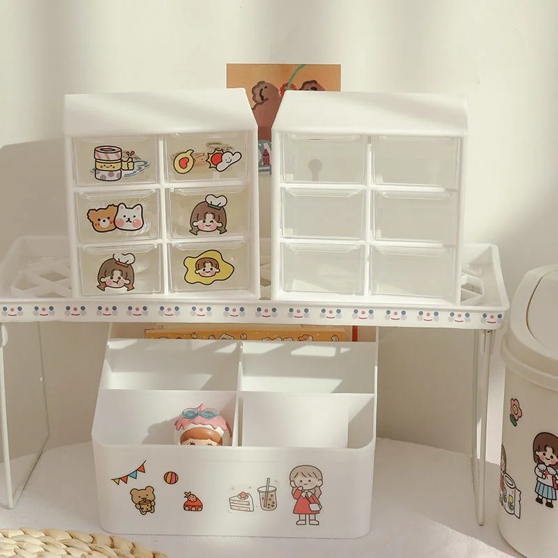 6-Grid Mini Drawer Desktop Storage Box Kawaii Desk Organizer Cosmetic Jewelry Tape Stationery Makeup Lipstick Cute Organizer Box
6-Grid Mini Drawer Desktop Storage Box Kawaii Desk Organizer Cosmetic Jewelry Tape Stationery Makeup Lipstick Cute Organizer Box