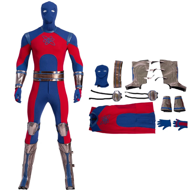 Adult Men Halloween Al Rothstein Cosplay Atom Smasher Costume High Quality Superhero Outfit With Props
Adult Men Halloween Al Rothstein Cosplay Atom Smasher Costume High Quality Superhero Outfit With Props
