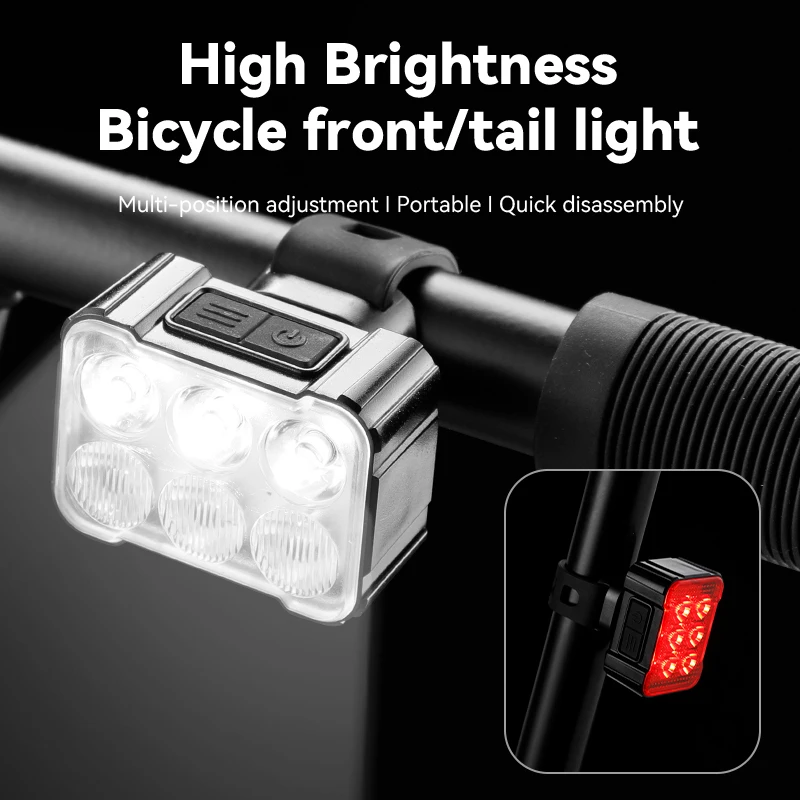 4/6 LED Bicycle Rear Light USB Charging Headlight Taillight MTB Waterproof Lantern Safety Warning Lamp Bike Accessories
4/6 LED Bicycle Rear Light USB Charging Headlight Taillight MTB Waterproof Lantern Safety Warning Lamp Bike Accessories