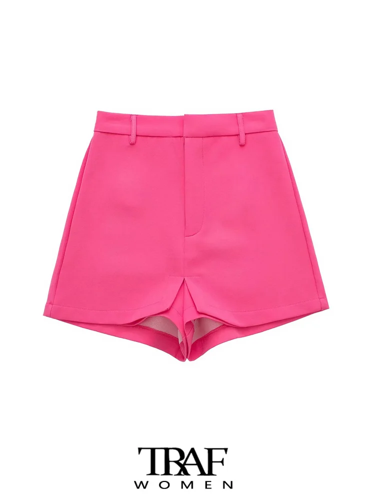 TRAF Women Fashion Front Pleated Shorts Skirts Vintage High Waist Zipper Fly Female Skorts Mujer
TRAF Women Fashion Front Pleated Shorts Skirts Vintage High Waist Zipper Fly Female Skorts Mujer