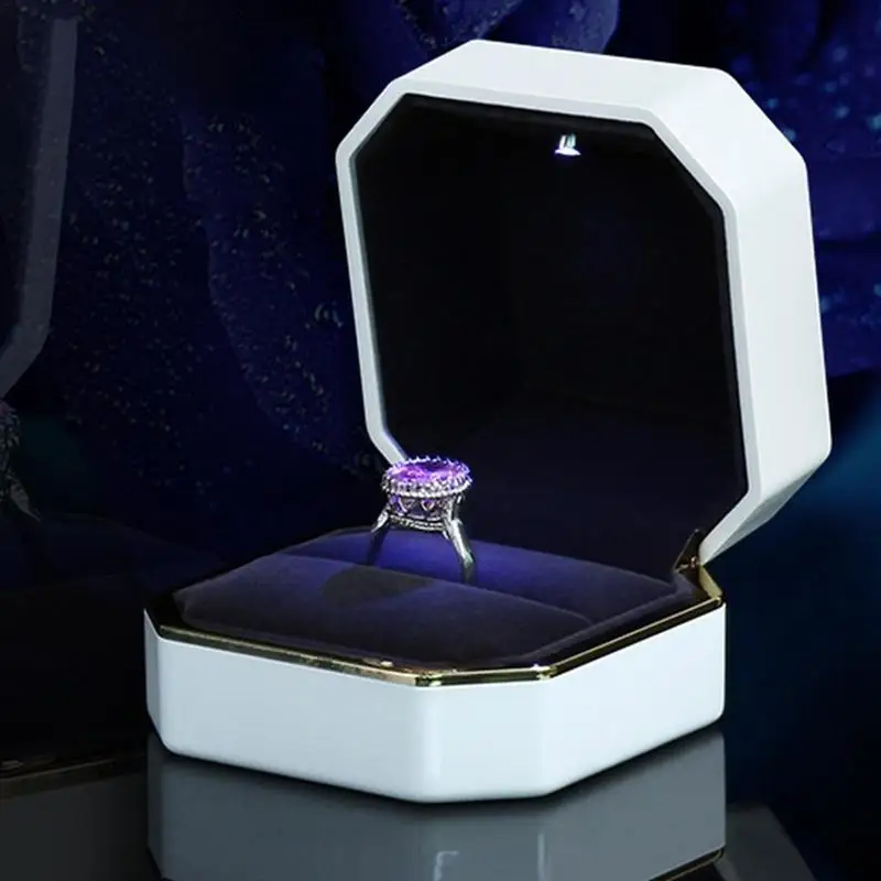 LED Jewelry Box For Ring Necklace Engagement Ring Display Gift Case Packaging Showcase Boxes With Light Storage Cases Wholesale
LED Jewelry Box For Ring Necklace Engagement Ring Display Gift Case Packaging Showcase Boxes With Light Storage Cases Wholesale