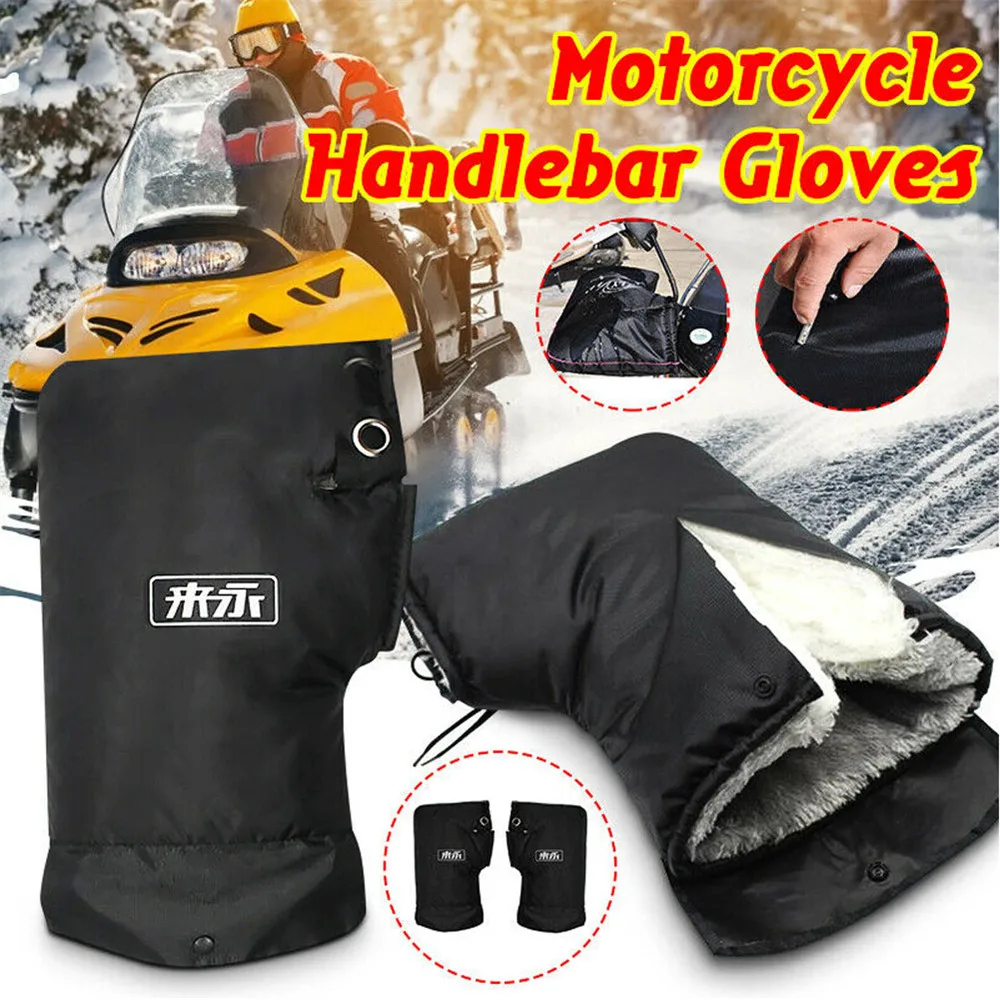 Motorcycle Handlebar Muffs Winter Warmer Fleece Gloves Universal Motorbike Accessories Handle Bar Waterproof Thermal Gloves
Motorcycle Handlebar Muffs Winter Warmer Fleece Gloves Universal Motorbike Accessories Handle Bar Waterproof Thermal Gloves