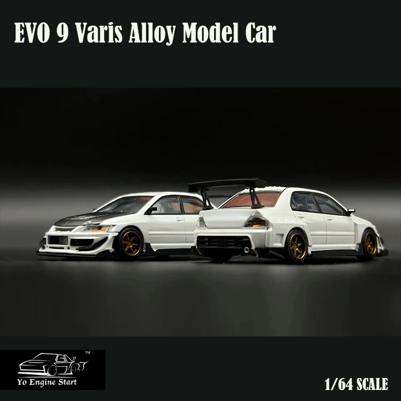 Y.E.S 1:64 модель автомобиля EVO 9 Varis сплав литой под давлением углеродный чехол для автомобиля-белый
Y.E.S 1:64 модель автомобиля EVO 9 Varis сплав литой под давлением углеродный чехол для автомобиля-белый