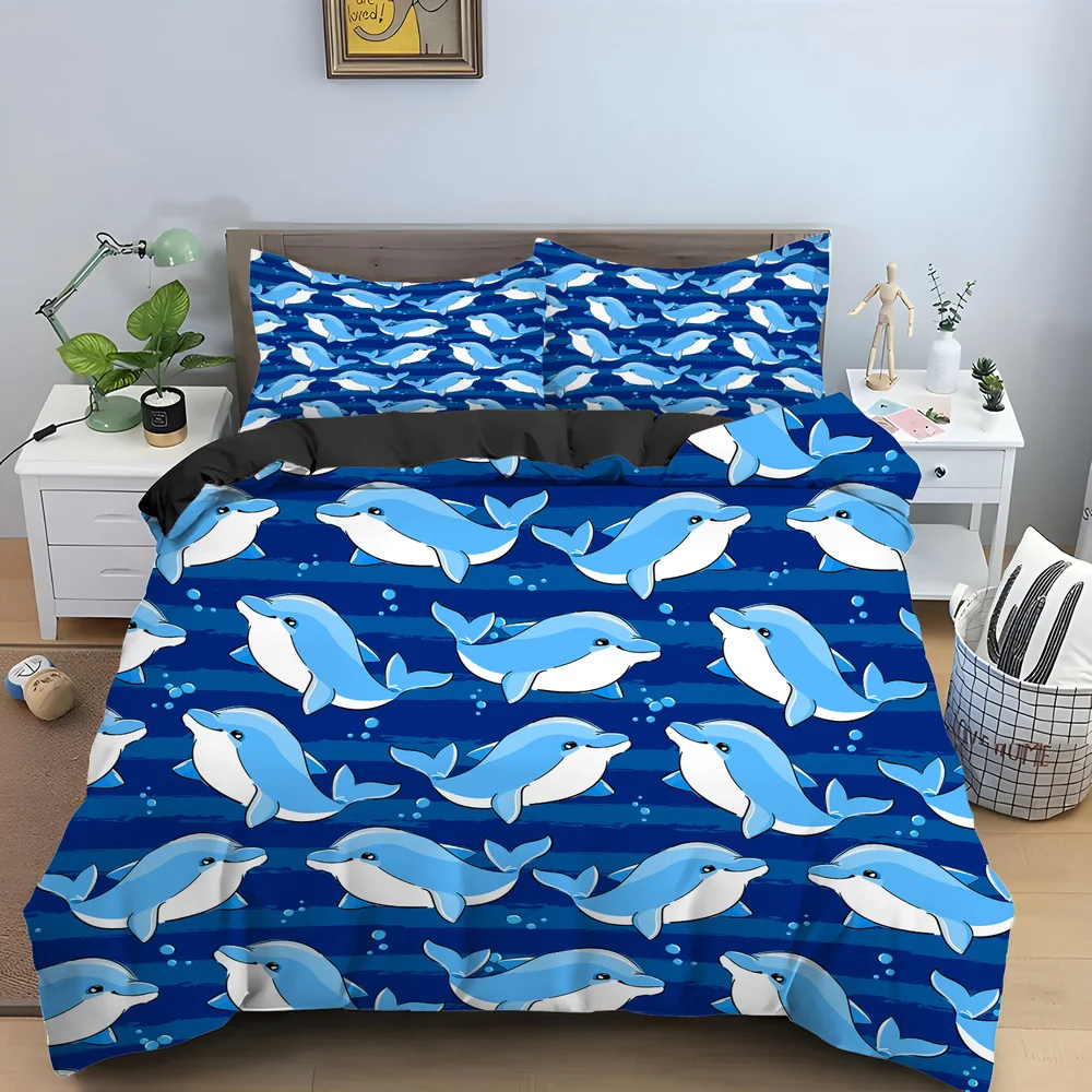 Dolphins Series Pattern Bedding Home Digital Printing Polyester Bed Flat With Pillowcase Print Bed 3D Print
Dolphins Series Pattern Bedding Home Digital Printing Polyester Bed Flat With Pillowcase Print Bed 3D Print