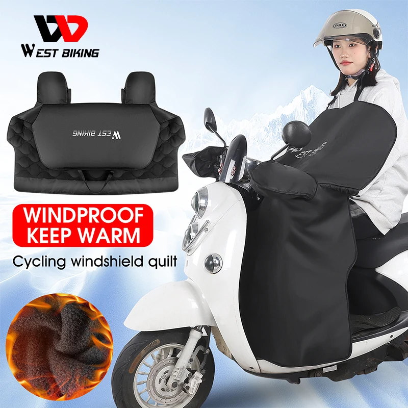 Чехол на лобовое стекло WEST BIKING, теплый зимний, для мотоцикла, электроскутера, электровелосипеда, одеяло для ног, защита от ветра
Чехол на лобовое стекло WEST BIKING, теплый зимний, для мотоцикла, электроскутера, электровелосипеда, одеяло для ног, защита от ветра