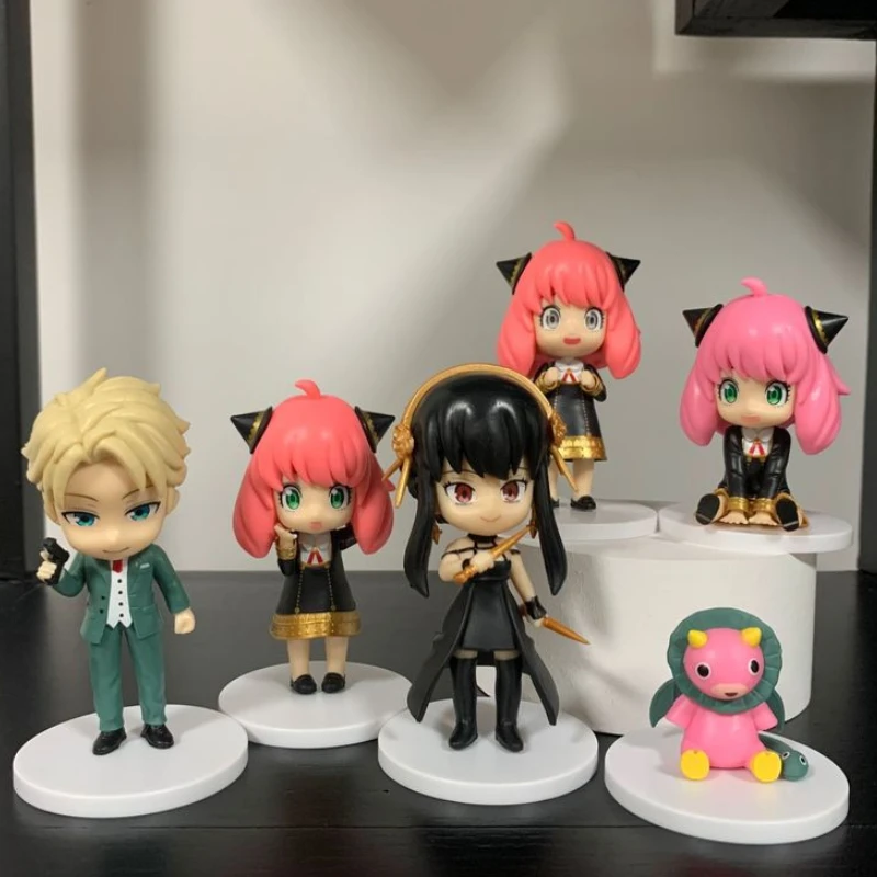 6PCS SPY X FAMILY Anime Figure Anya Loid Yor Forger Kawaii Model Pop Collectible Model Toys Kids Gifts Christmas Home Decor
6PCS SPY X FAMILY Anime Figure Anya Loid Yor Forger Kawaii Model Pop Collectible Model Toys Kids Gifts Christmas Home Decor