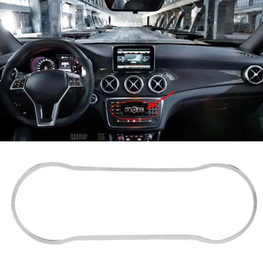 Car Air Conditioning Knob Decoration Frame Trim Cover Sticker Fit for Mercedes Benz CLA GLA A Class B Aluminum Alloy car styling
Car Air Conditioning Knob Decoration Frame Trim Cover Sticker Fit for Mercedes Benz CLA GLA A Class B Aluminum Alloy car styling