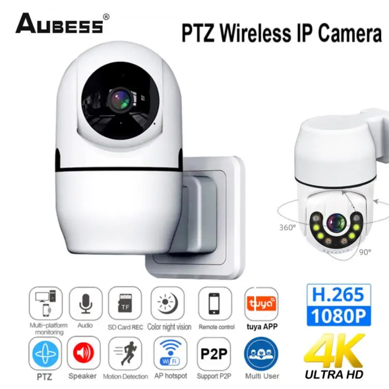 3MP 5MP PTZ 1080P WIFI IP Camera Audio CCTV Surveillance Outdoor 4X Digital Zoom Night Full Color Wireless Waterproof Security
3MP 5MP PTZ 1080P WIFI IP Camera Audio CCTV Surveillance Outdoor 4X Digital Zoom Night Full Color Wireless Waterproof Security