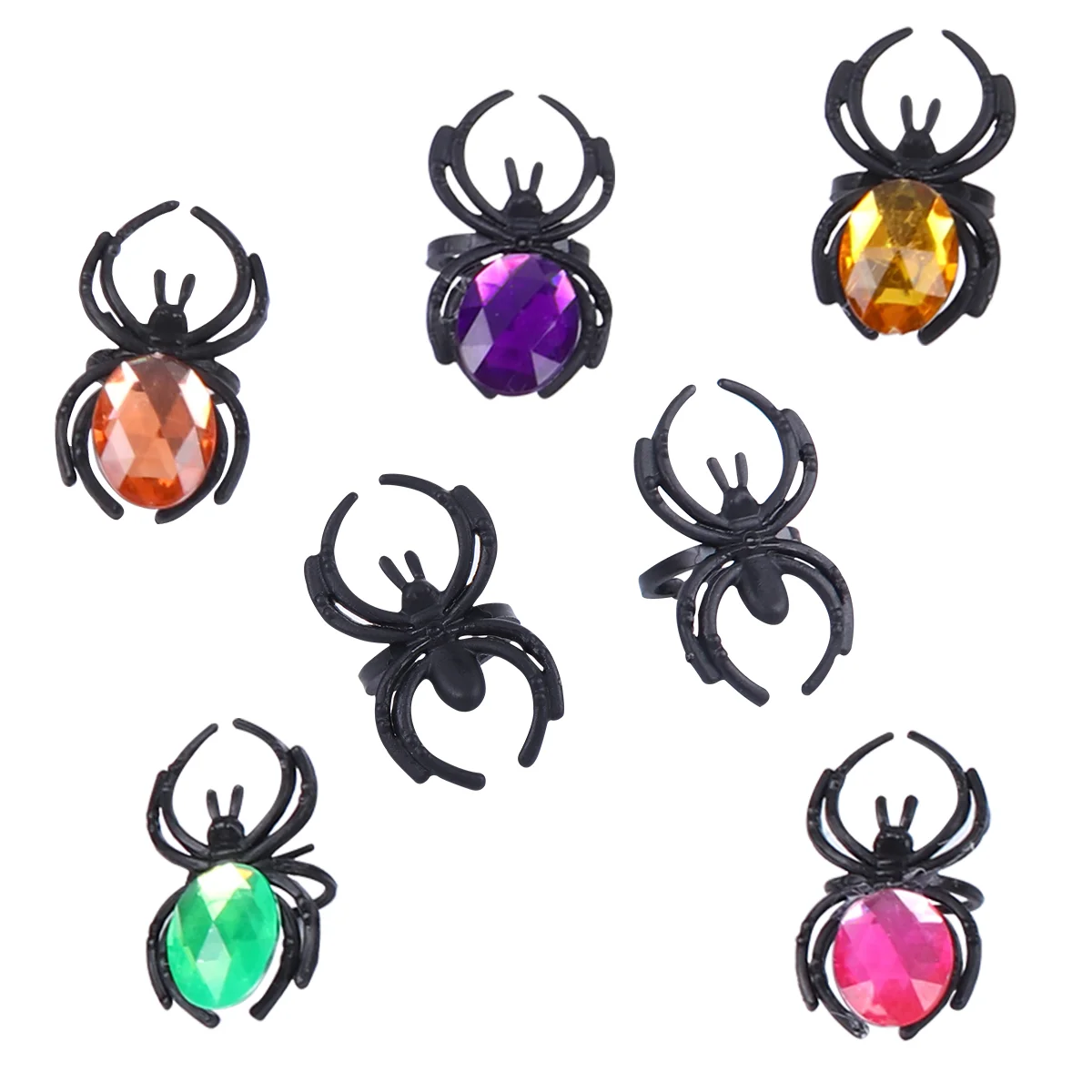 1 Set of Plastic Halloween Colored Diamond Opening Spider Ring (20Pcs Drill-mixed Bag and 20Pcs with Black Bag)
1 Set of Plastic Halloween Colored Diamond Opening Spider Ring (20Pcs Drill-mixed Bag and 20Pcs with Black Bag)