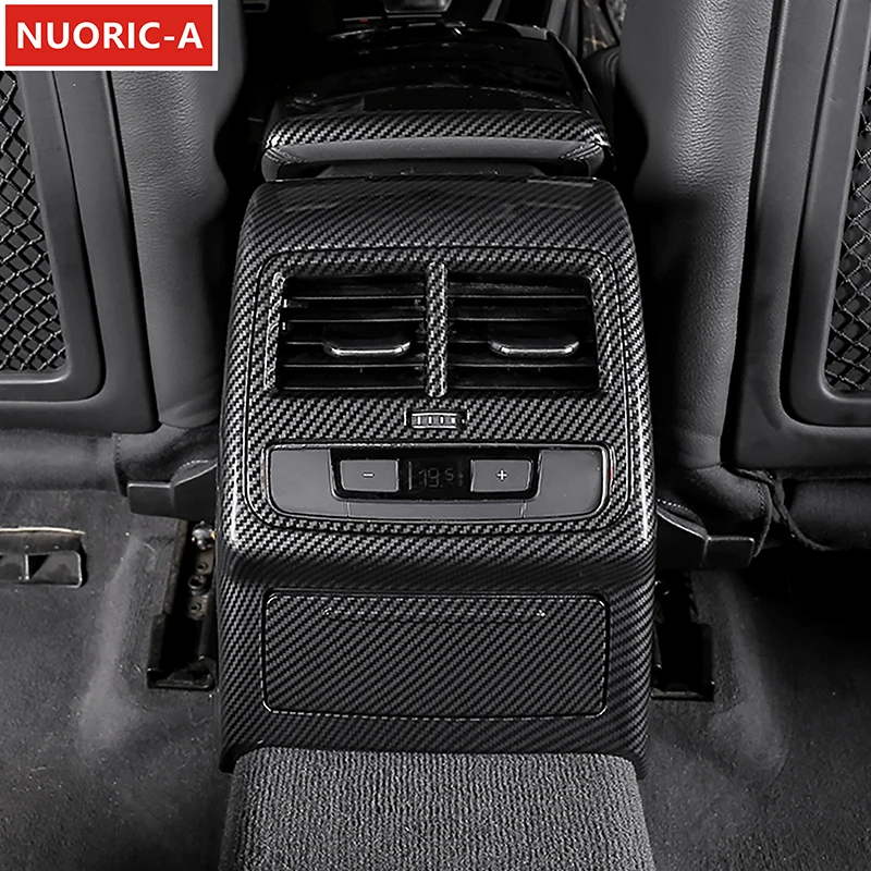 Carbon Fiber Color Rear Air Conditioning Vent Frame Decoration Cover Trim For Audi A4 B9 2017-2021 Car Styling Interior
Carbon Fiber Color Rear Air Conditioning Vent Frame Decoration Cover Trim For Audi A4 B9 2017-2021 Car Styling Interior