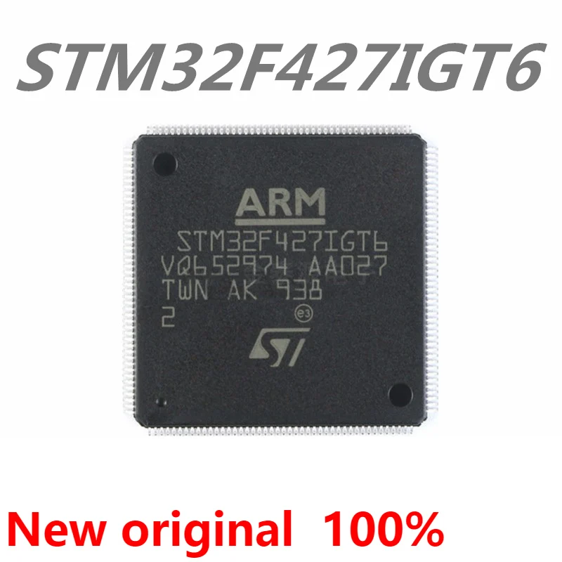 Original STM32F427IGT6 LQFP176 32-bit MCU ARM microcontroller chip micro controller LQFP-176 IGT6 427IGT6
Original STM32F427IGT6 LQFP176 32-bit MCU ARM microcontroller chip micro controller LQFP-176 IGT6 427IGT6